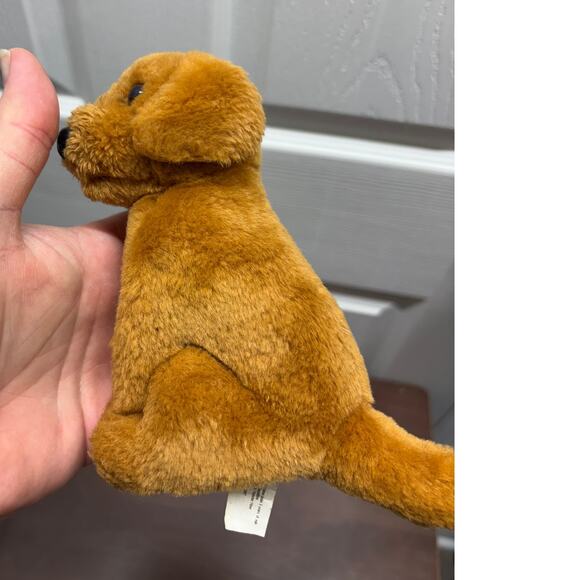 Dog Small Plush Stuffed Animal Golden Retriever Puppy Brown Lab 7" - Picture 2 of 5